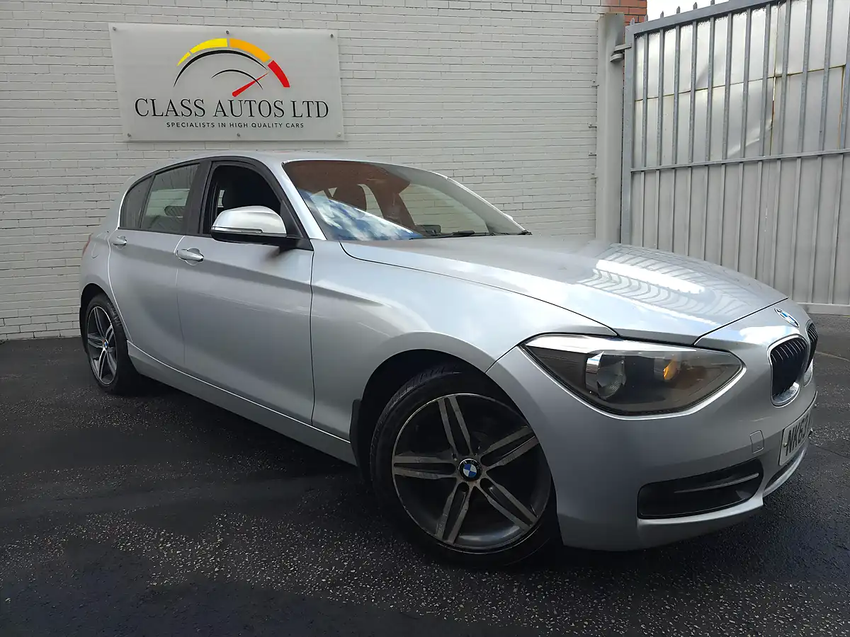 Used 2014 BMW 1 Series Sport Silver - Front View