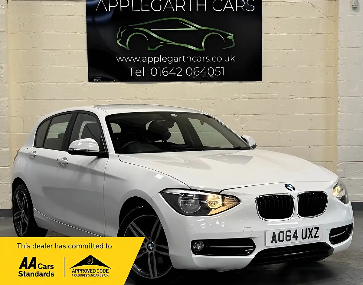 Used 2014 BMW 1 Series Sport White - Front View