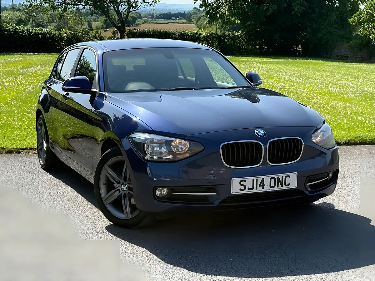 Used 2014 BMW 116D Sport Blue - Front View