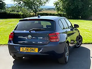 Used 2014 BMW 116D Sport Blue - Interior and Exterior details 8