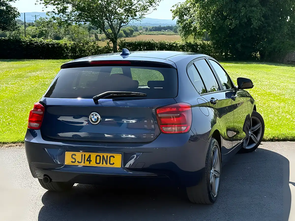 Used 2014 BMW 116D Sport Blue - Interior and Exterior details 8