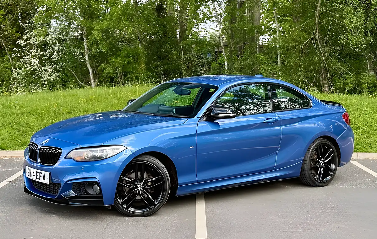 Used 2014 BMW 2 Series M Sport Blue - Interior and Exterior details 2