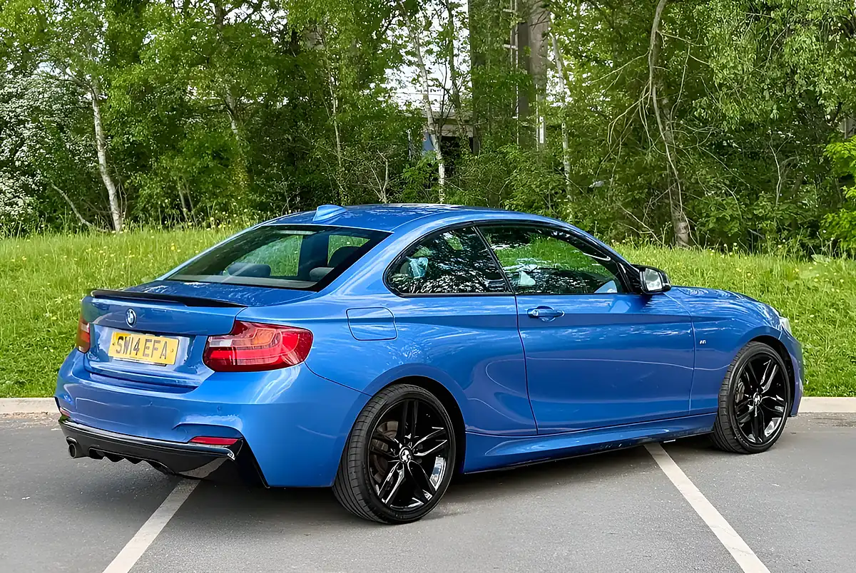 Used 2014 BMW 2 Series M Sport Blue - Interior and Exterior details 4