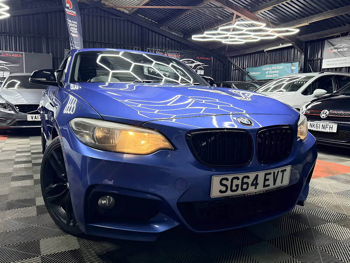 Used 2014 BMW 2 Series M Sport Blue - Front View