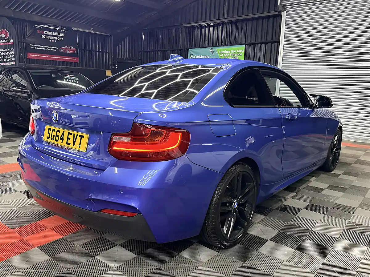 Used 2014 BMW 2 Series M Sport Blue - Interior and Exterior details 3