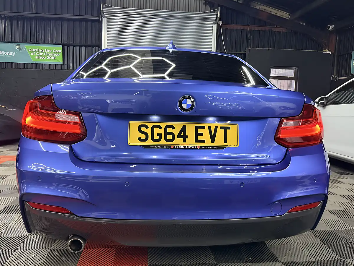 Used 2014 BMW 2 Series M Sport Blue - Interior and Exterior details 4