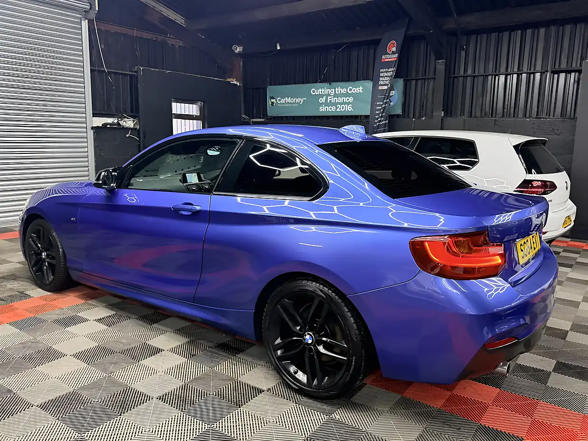 Used 2014 BMW 2 Series M Sport Blue - Interior and Exterior details 5