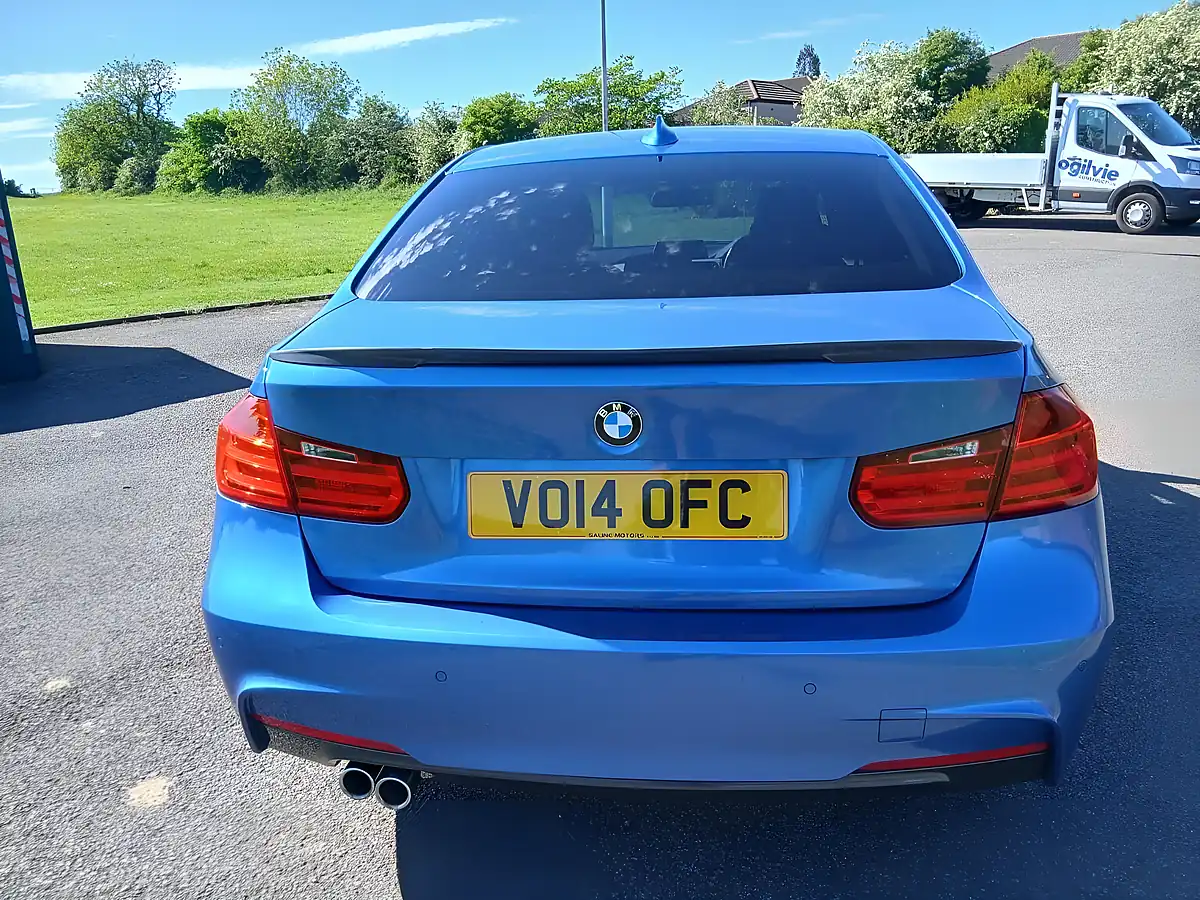Used 2014 BMW 3 Series M Sport Blue - Interior and Exterior details 4