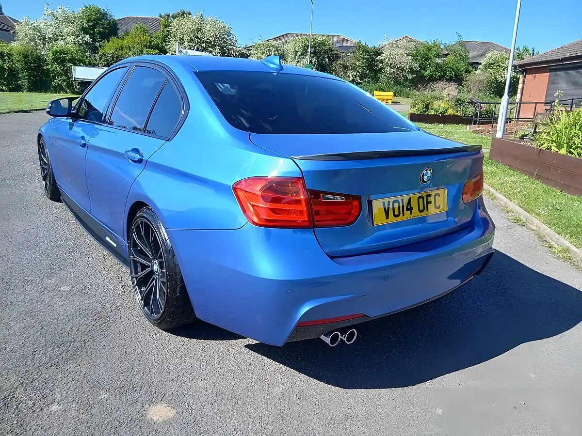 Used 2014 BMW 3 Series M Sport Blue - Interior and Exterior details 5