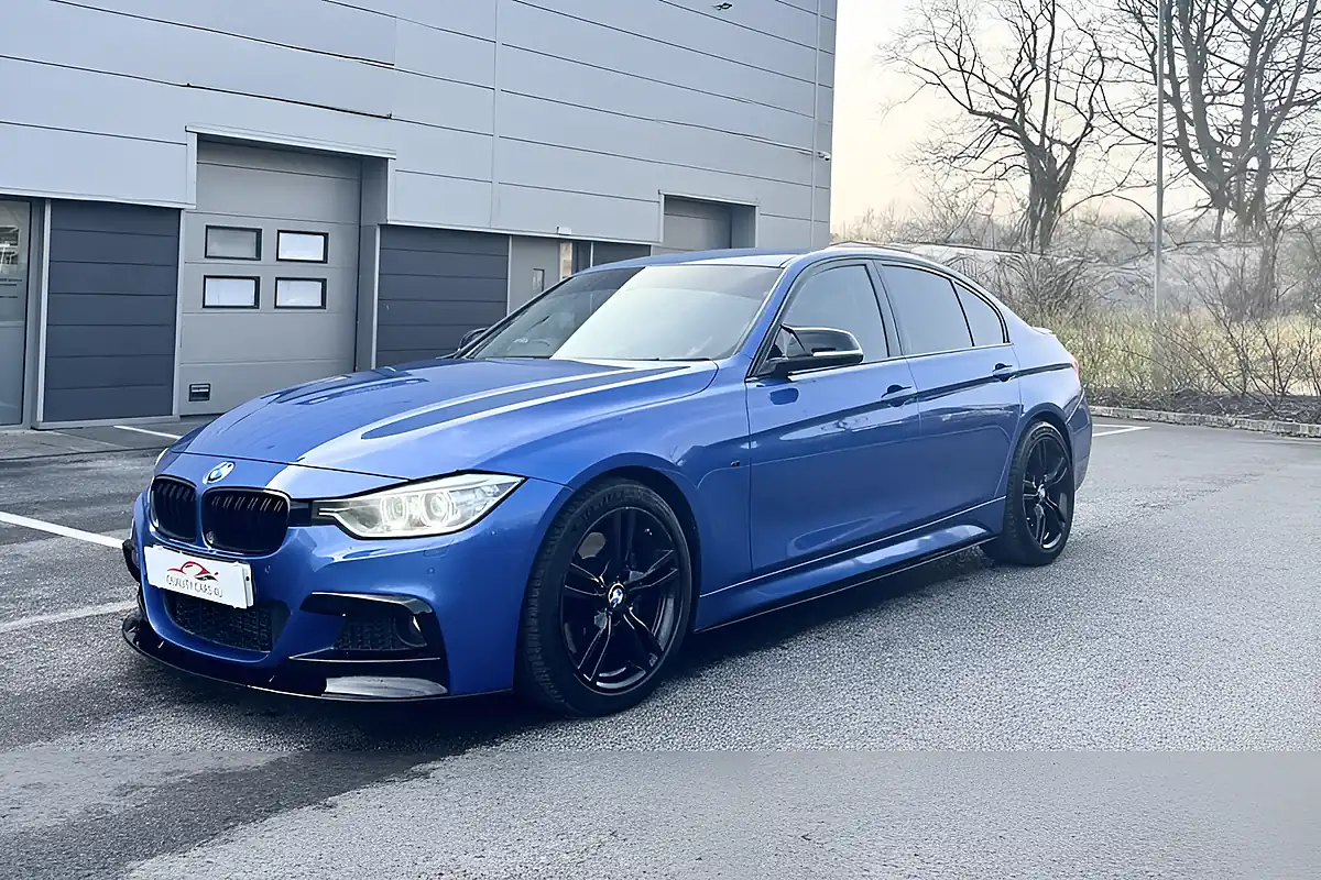 Used 2014 BMW 3 Series M Sport Estoril Blue - Front View