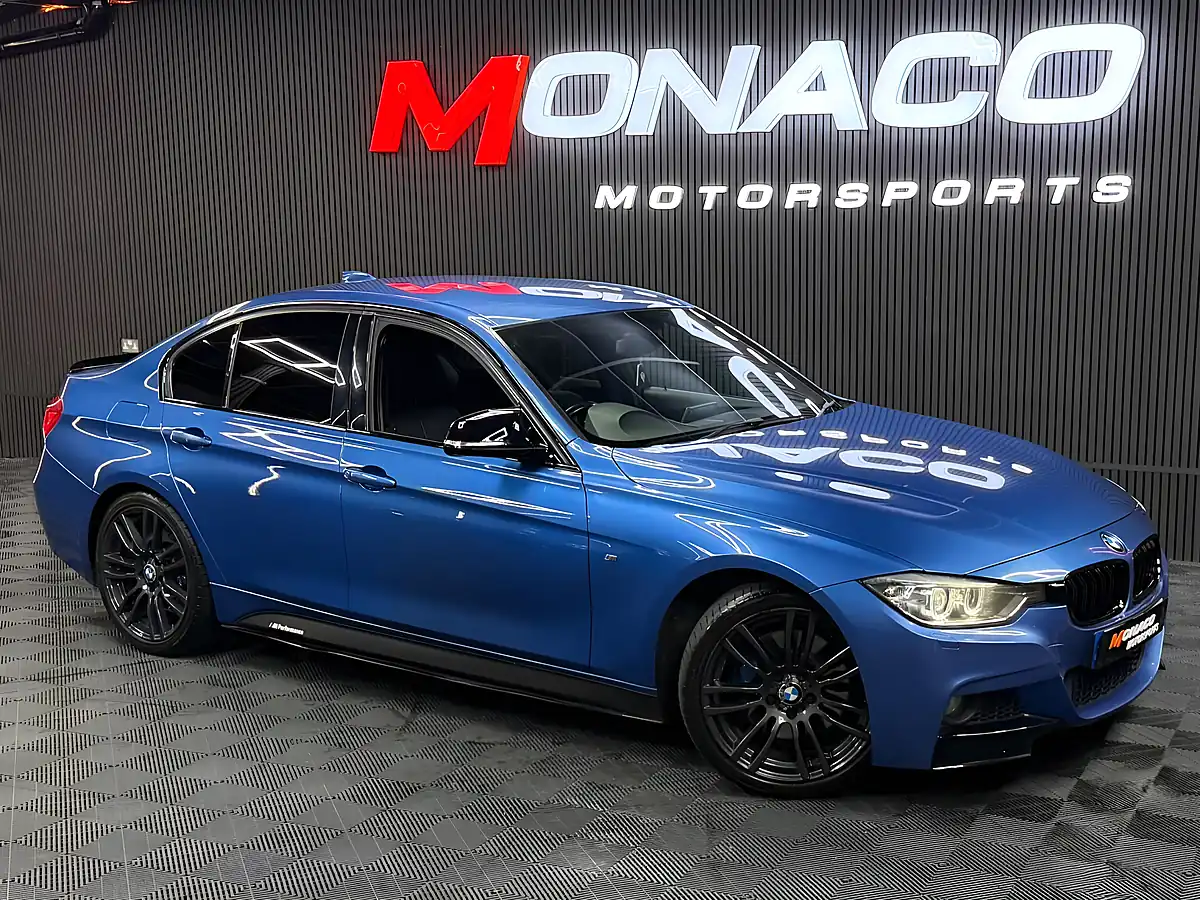 Used 2014 BMW 3 Series M Sport Estoril Blue - Front View