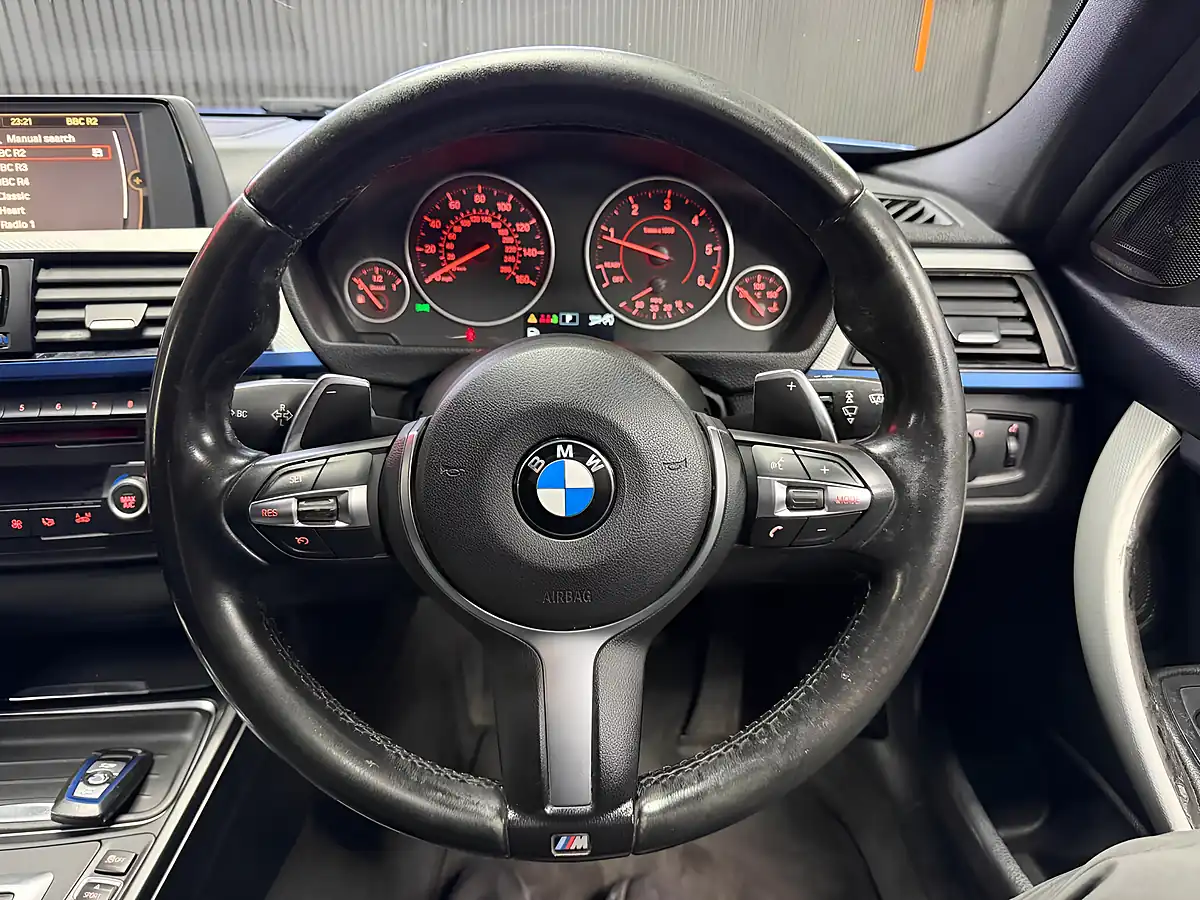Used 2014 BMW 3 Series M Sport Estoril Blue - Interior and Exterior details 11