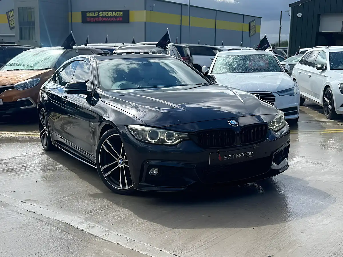 Used 2014 BMW 4 Series Gran Coupe M Sport Black - Front View