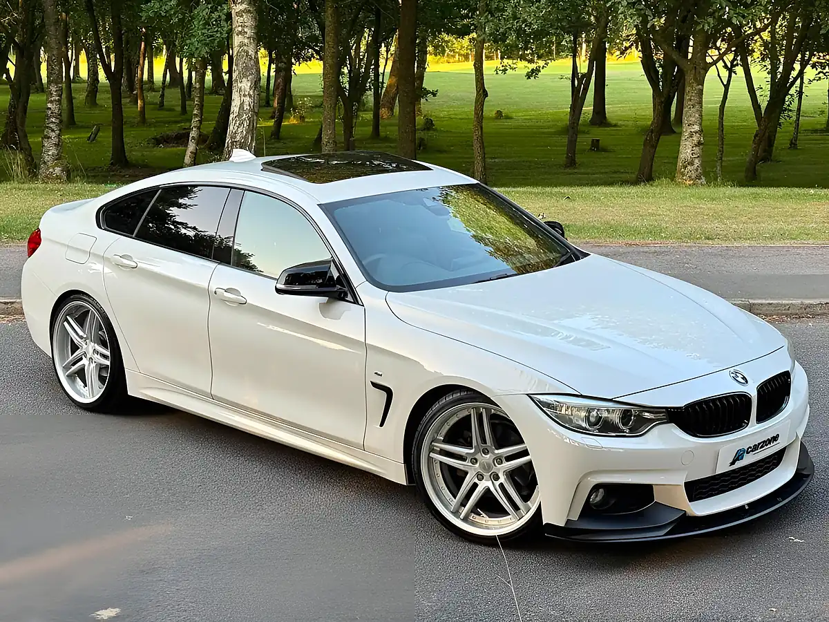 Used 2014 BMW 4 Series Gran Coupe M Sport White - Front View
