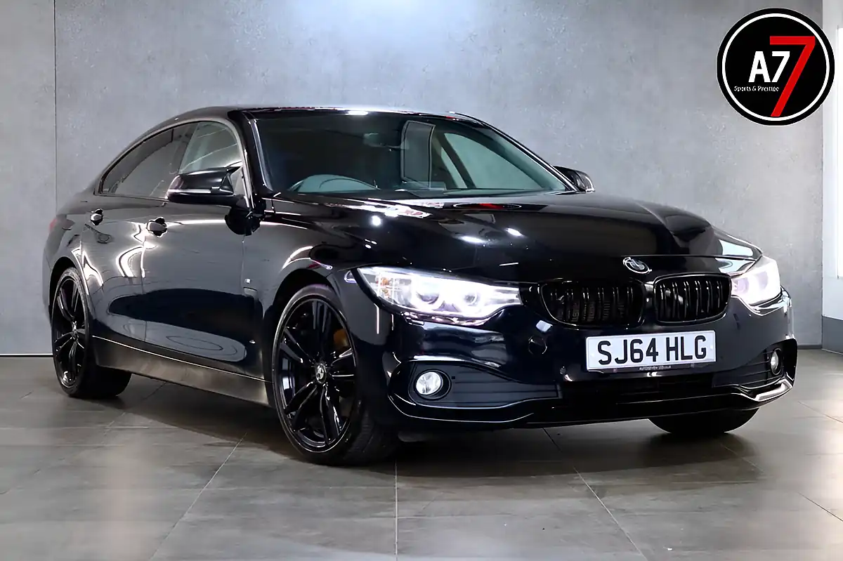 Used 2014 BMW 4 Series Gran Coupe Se Black - Front View