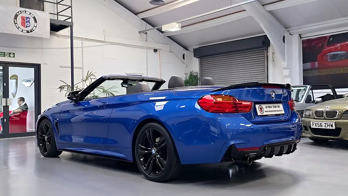 Used 2014 BMW 4 Series M Sport Blue - Interior and Exterior details 11