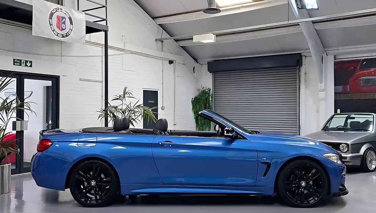 Used 2014 BMW 4 Series M Sport Blue - Interior and Exterior details 5