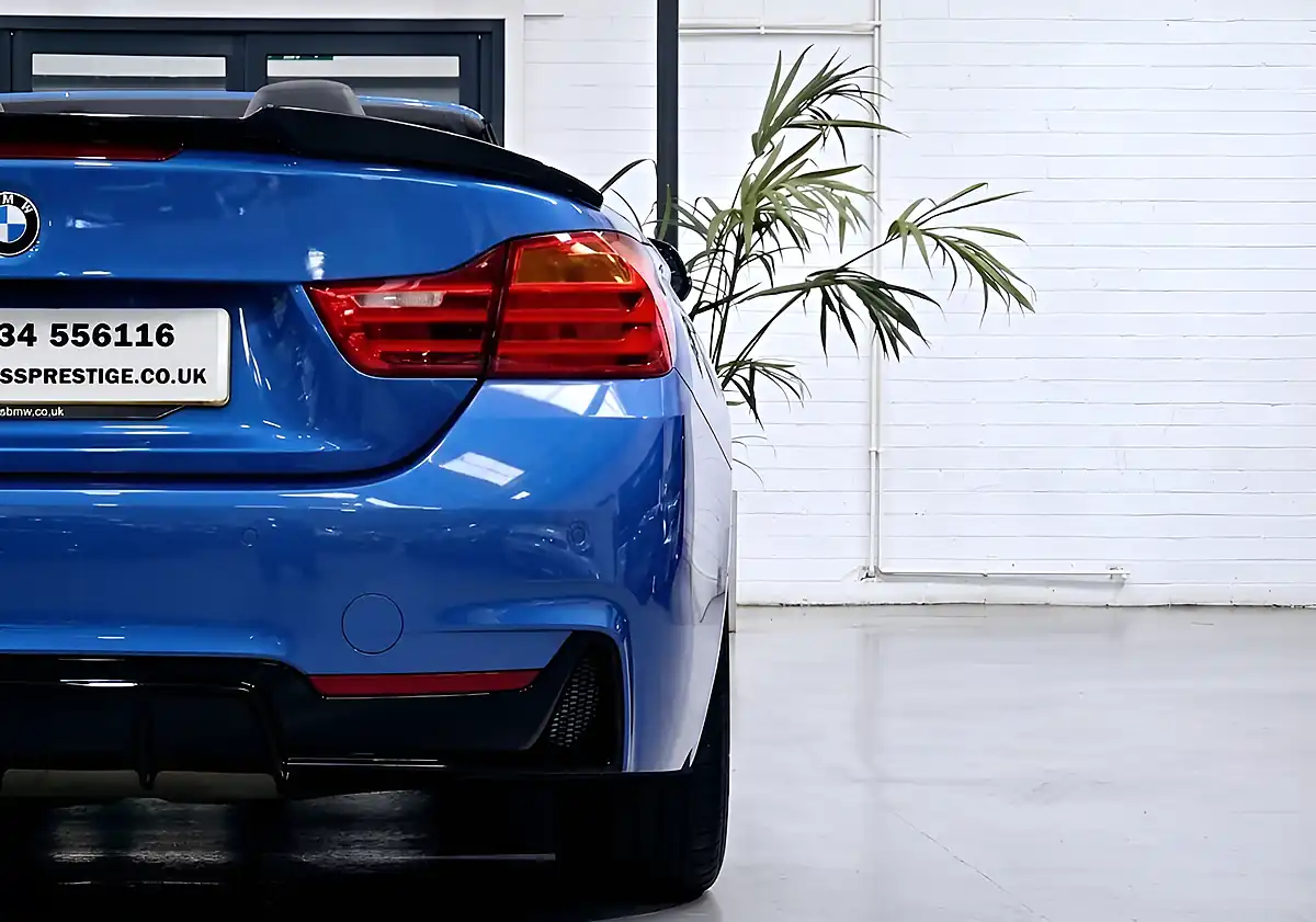 Used 2014 BMW 4 Series M Sport Blue - Interior and Exterior details 9