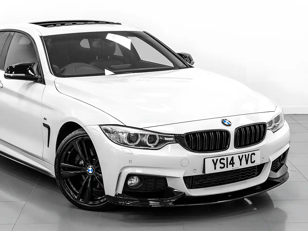 Used 2014 BMW 428i Gran Coupe M Sport Alpine White - Interior and Exterior details 8