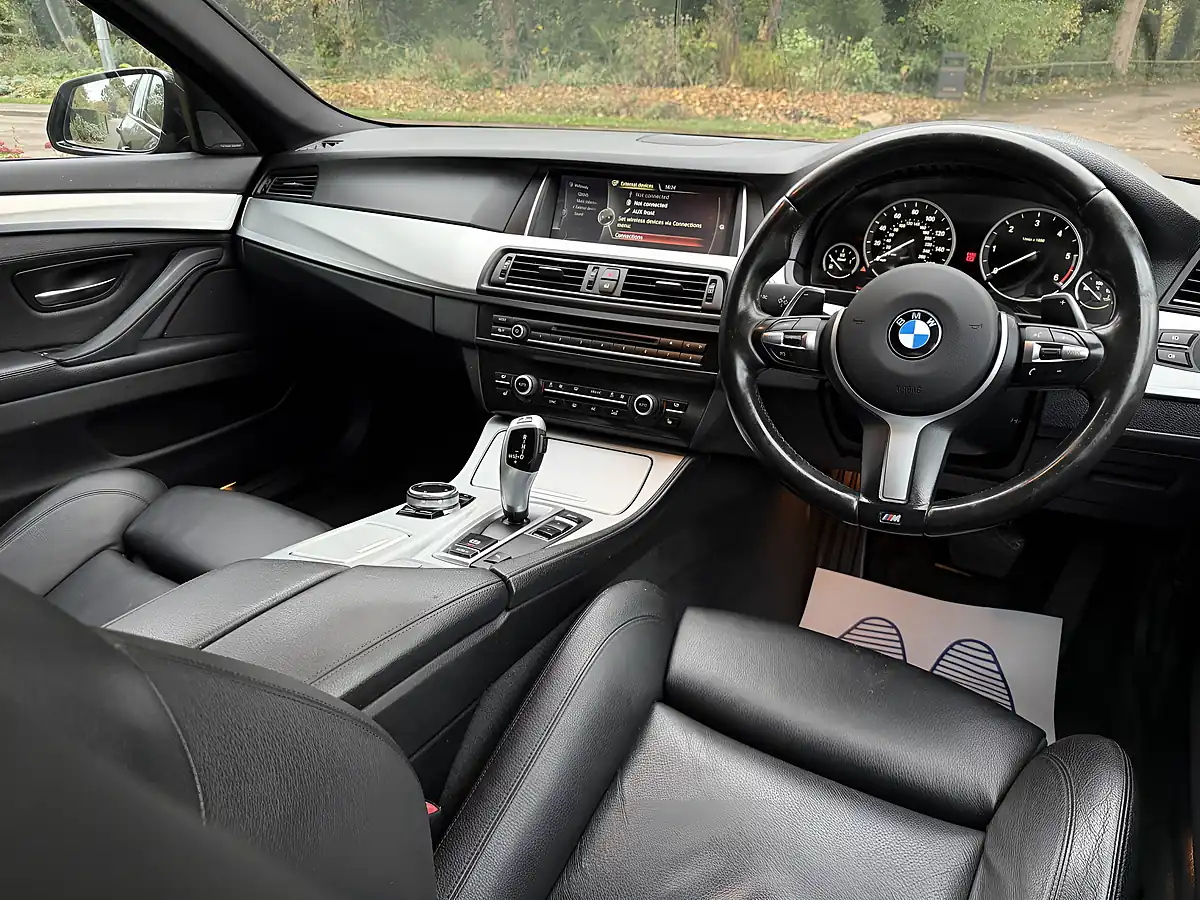 Used 2014 BMW 5 Series M Sport Blue - Interior and Exterior details 14