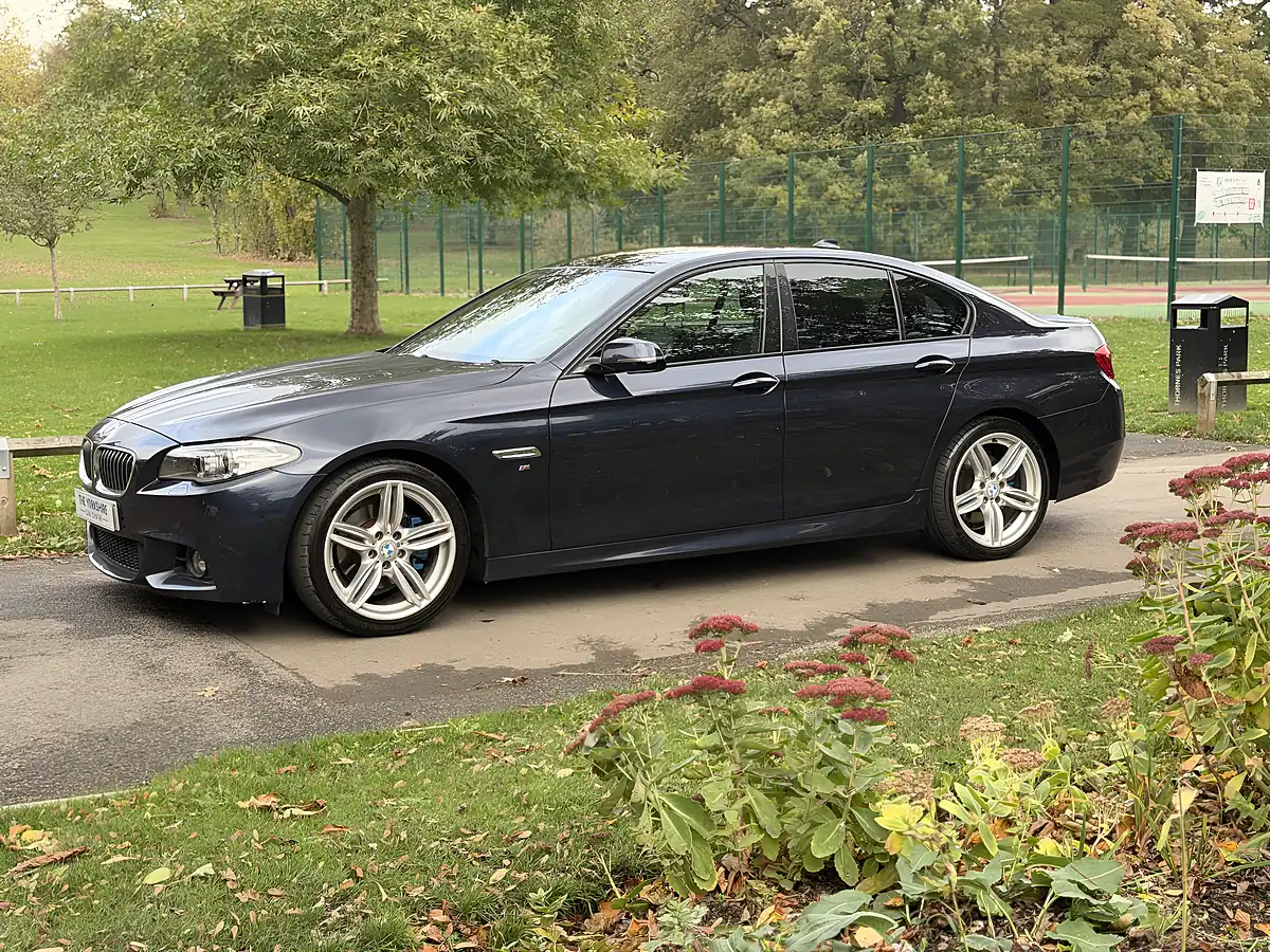 Used 2014 BMW 5 Series M Sport Blue - Interior and Exterior details 5