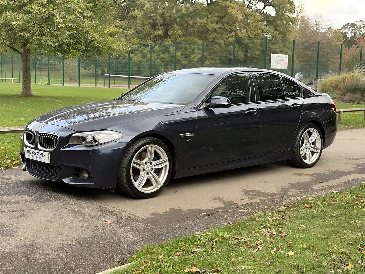 Used 2014 BMW 5 Series M Sport Blue - Interior and Exterior details 6