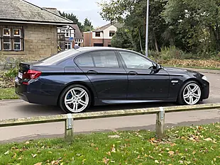 Used 2014 BMW 5 Series M Sport Blue - Interior and Exterior details 7