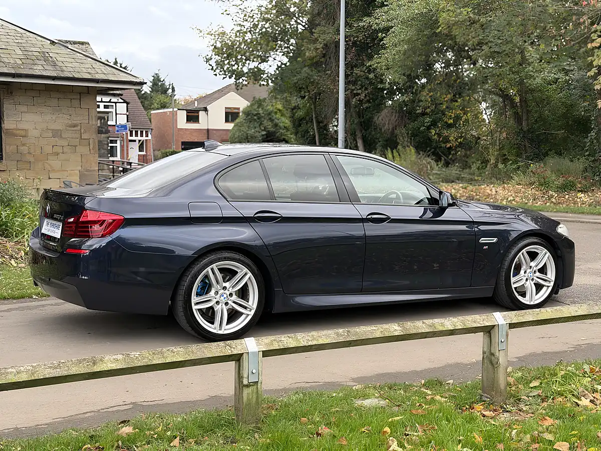Used 2014 BMW 5 Series M Sport Blue - Interior and Exterior details 8