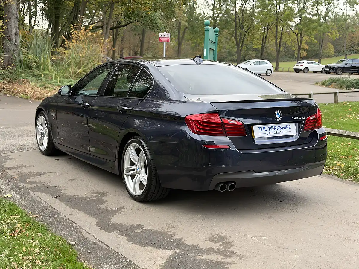 Used 2014 BMW 5 Series M Sport Blue - Interior and Exterior details 9