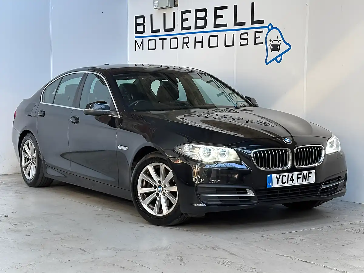 Used 2014 BMW 5 Series Se Black - Front View