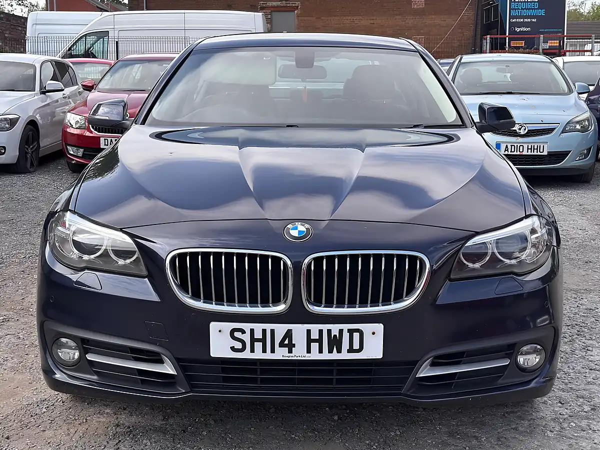Used 2014 BMW 5 Series Se Blue - Interior and Exterior details 2