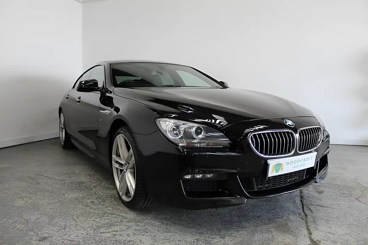 Used 2014 BMW 6 Series Gran Coupe M Sport Black - Front View