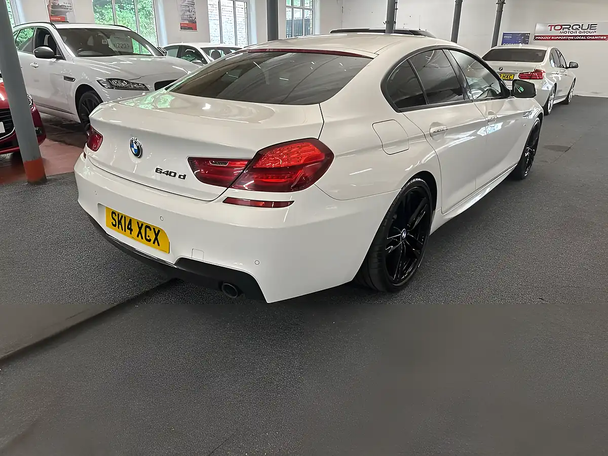Used 2014 BMW 6 Series Gran Coupe M Sport White - Interior and Exterior details 17