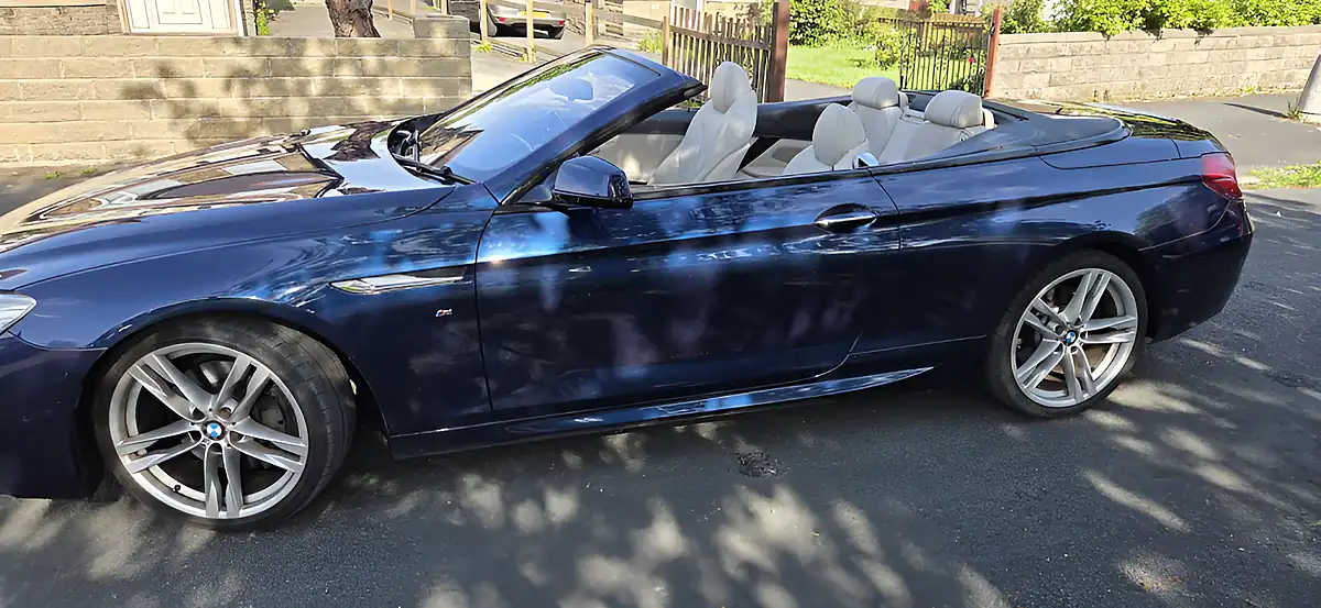 Used 2014 BMW 6 Series M Sport Blue - Front View