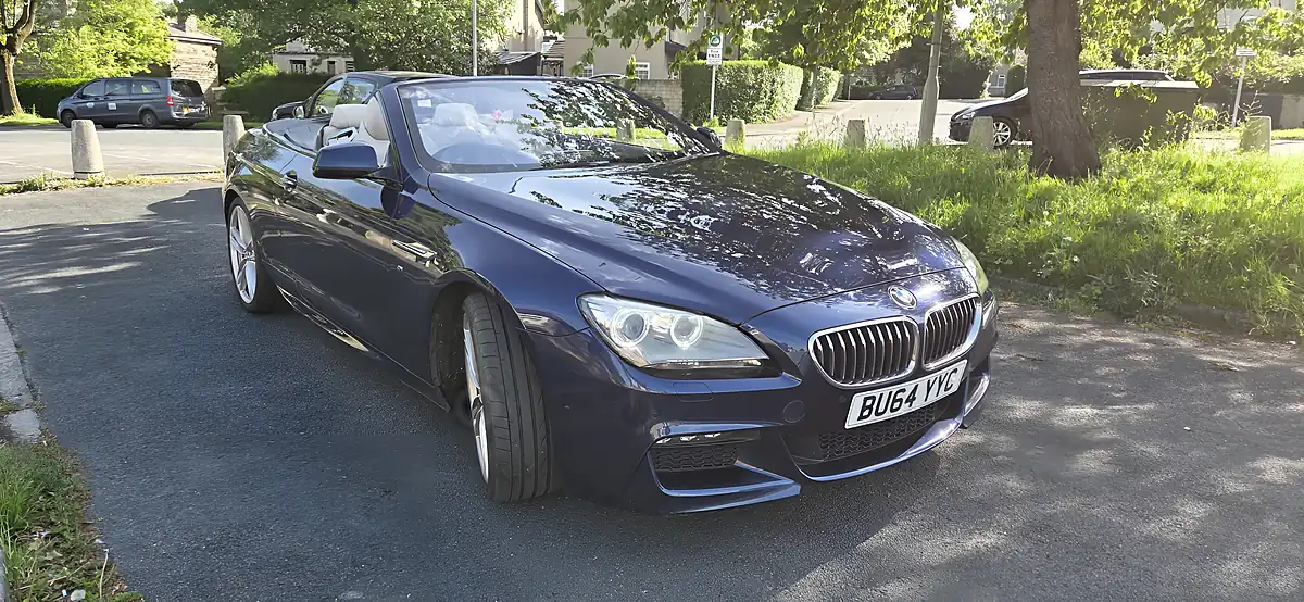 Used 2014 BMW 6 Series M Sport Blue - Interior and Exterior details 3