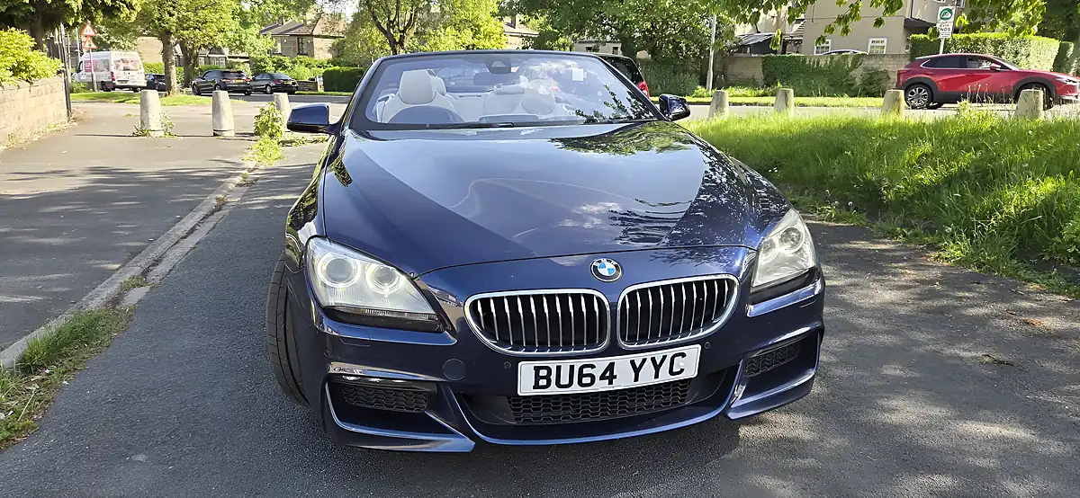 Used 2014 BMW 6 Series M Sport Blue - Interior and Exterior details 4