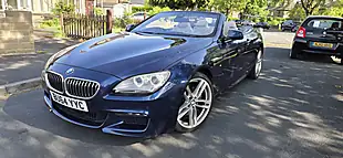 Used 2014 BMW 6 Series M Sport Blue - Interior and Exterior details 5