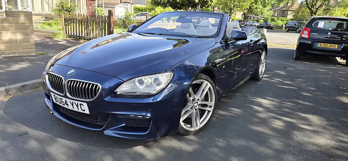 Used 2014 BMW 6 Series M Sport Blue - Interior and Exterior details 5