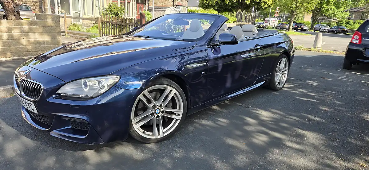 Used 2014 BMW 6 Series M Sport Blue - Interior and Exterior details 6