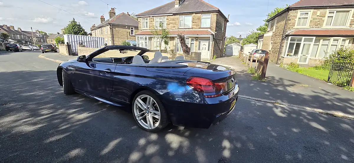 Used 2014 BMW 6 Series M Sport Blue - Interior and Exterior details 8