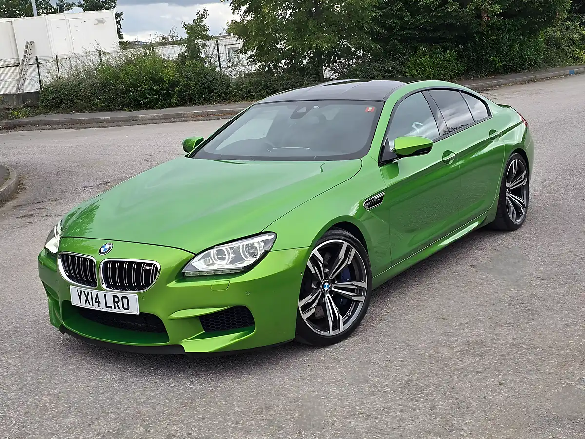 Used 2014 BMW M6 Gran Coupe Green - Interior and Exterior details 6
