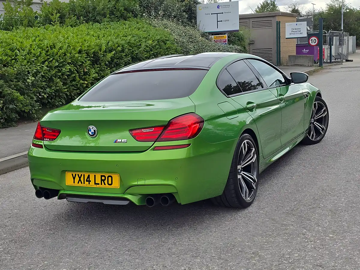 Used 2014 BMW M6 Gran Coupe Green - Interior and Exterior details 7