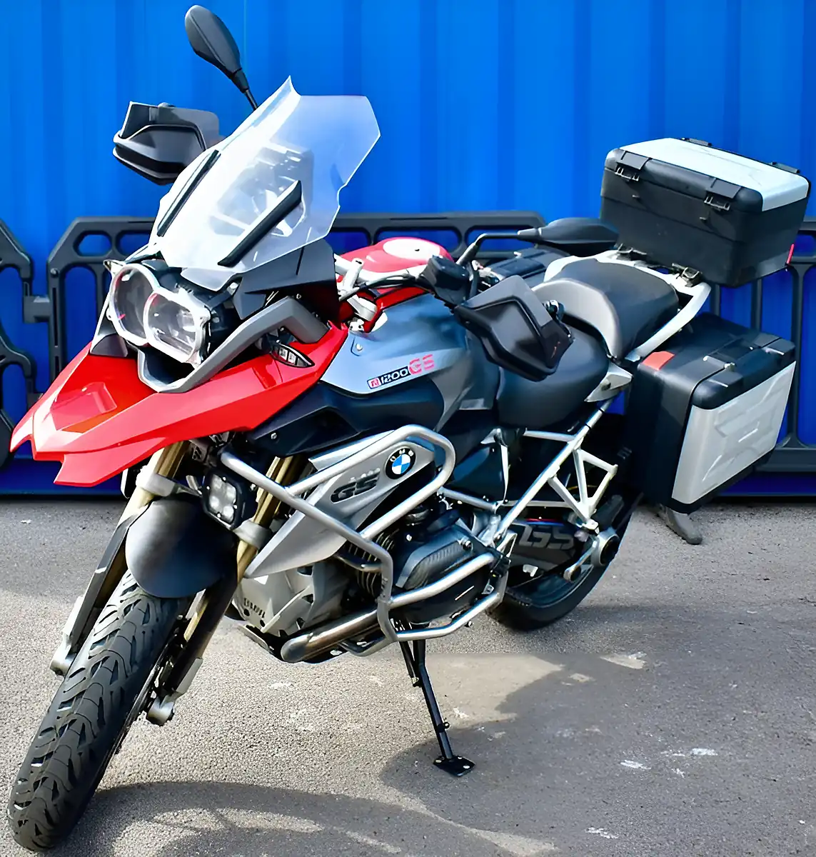 Used 2014 BMW R 1200 Gs Adventure Red - Interior and Exterior details 4