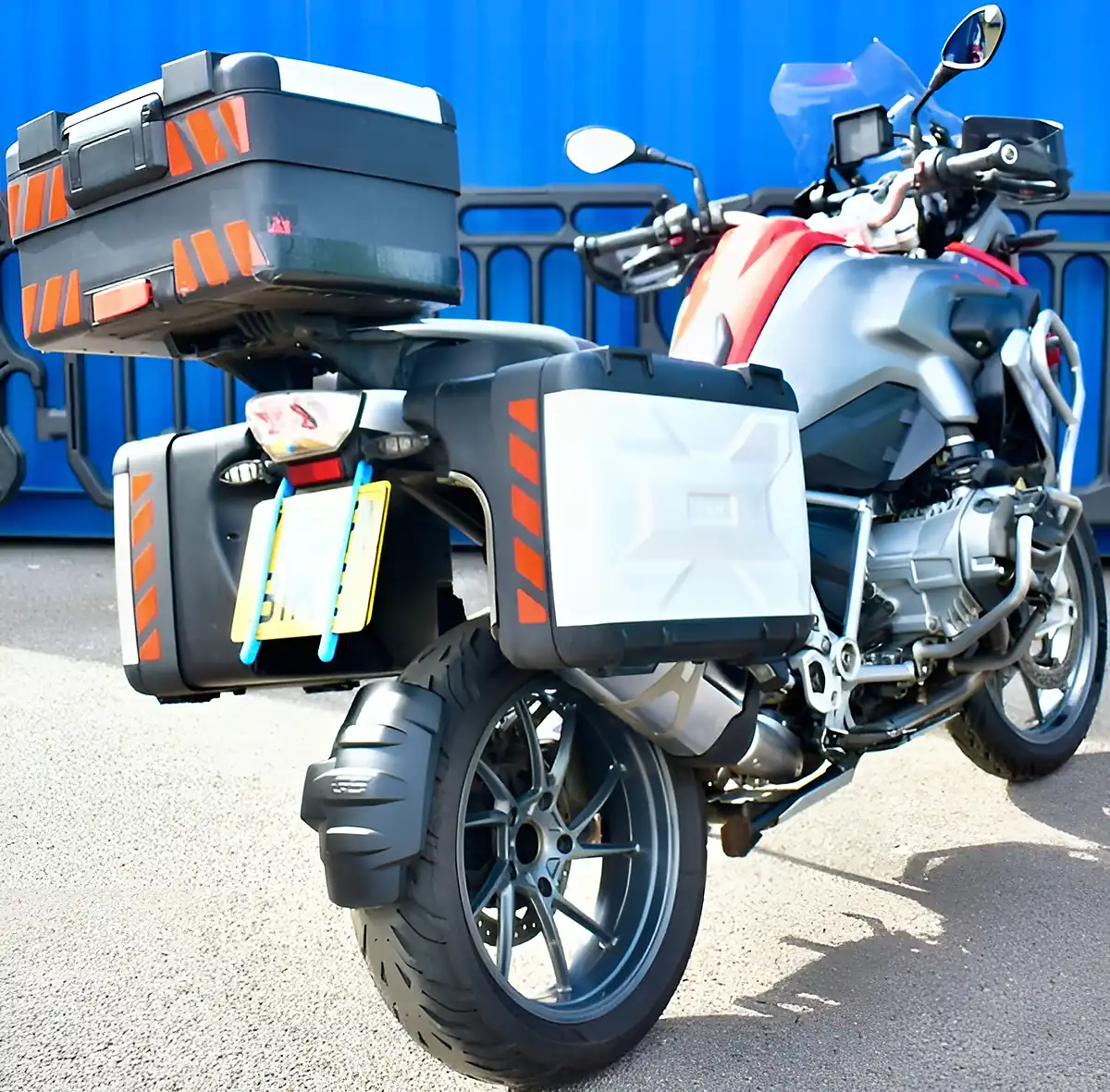 Used 2014 BMW R 1200 Gs Adventure Red - Interior and Exterior details 8
