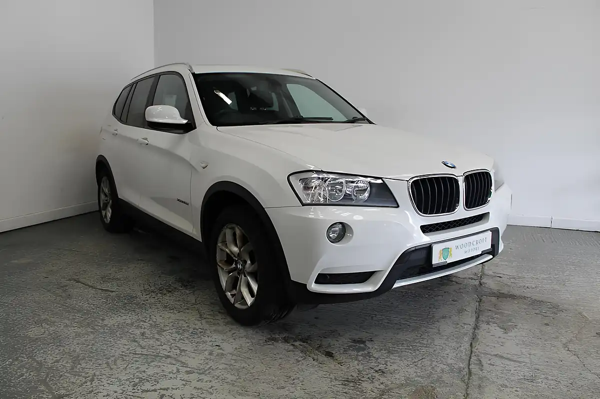 Used 2014 BMW X3 Se White - Front View