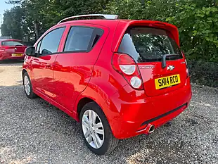 Used 2014 Chevrolet Spark Ltz Red - Interior and Exterior details 4