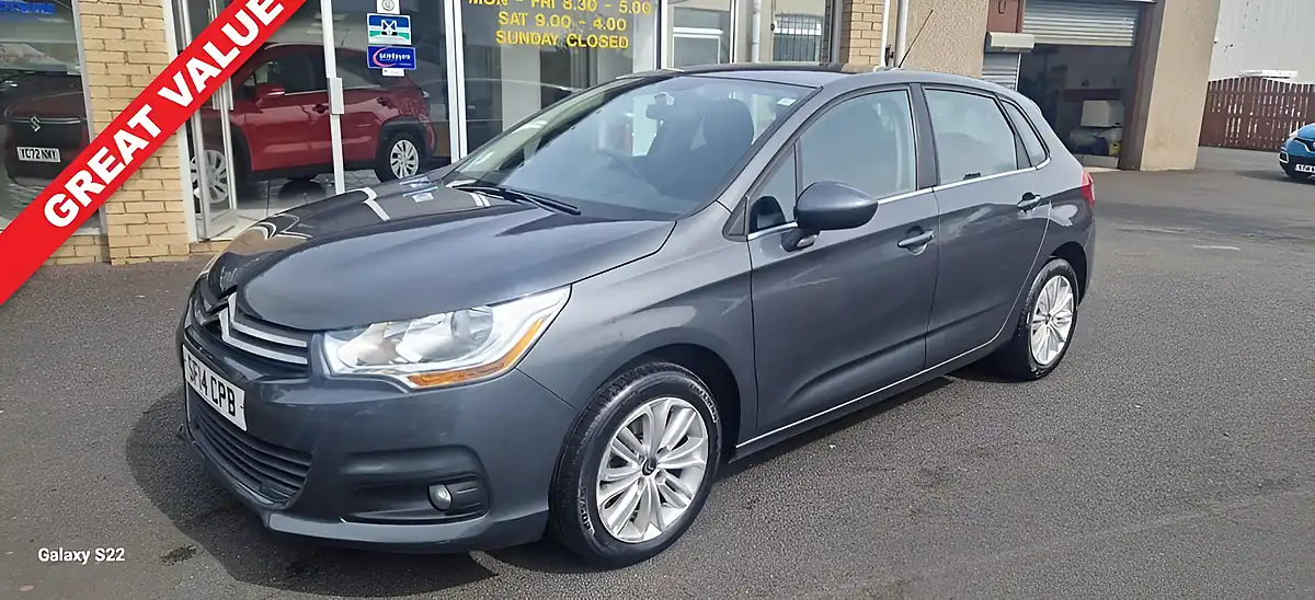 Used 2014 Citroen C4 Vtr+ Grey - Front View
