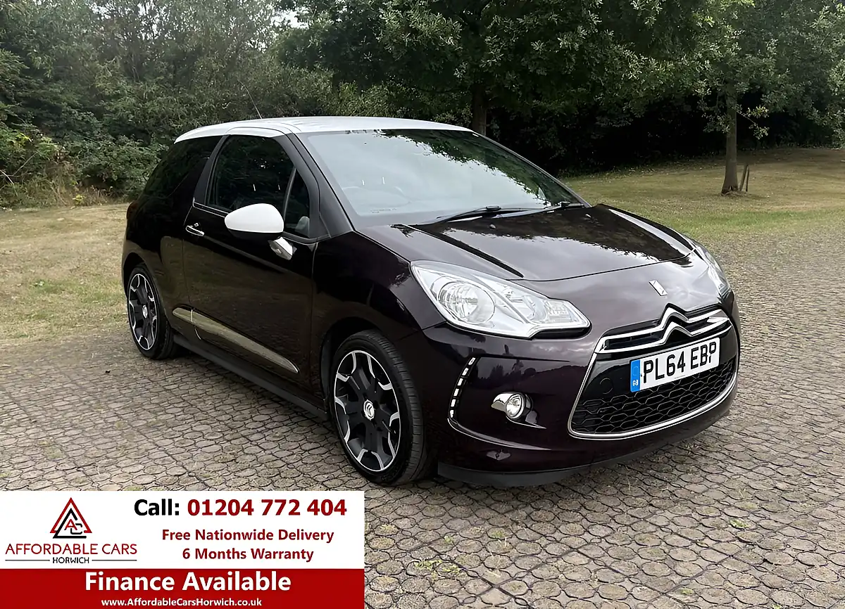 Used 2014 Citroen DS3 Dstyle Plus Purple - Front View