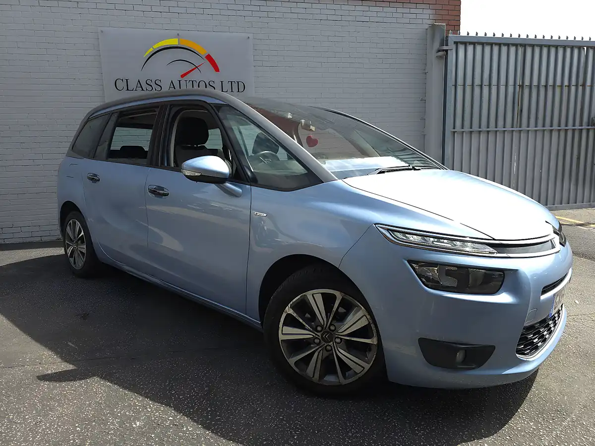 Used 2014 Citroen Grand C4 Picasso Airdream Exclusive Etg6 Blue - Front View