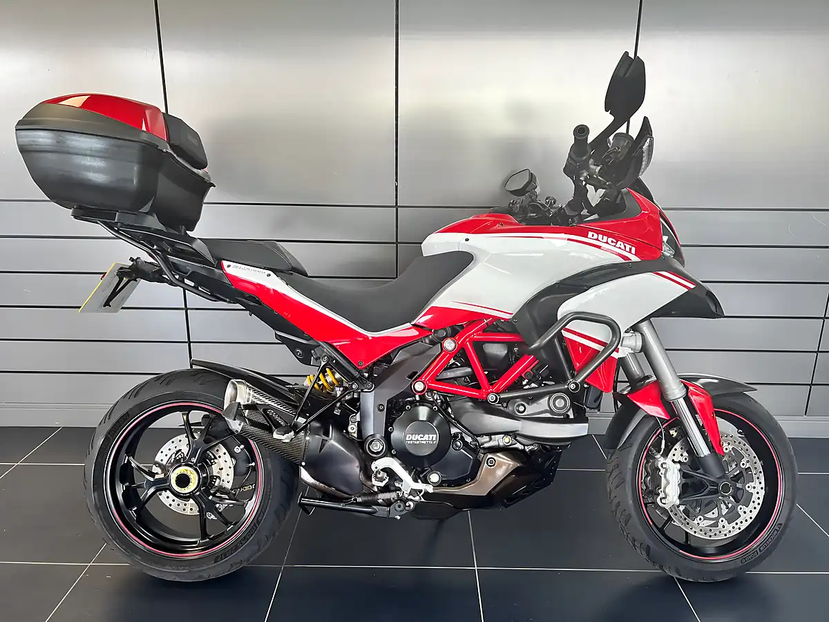 Used 2014 Ducati Multistrada 1200 S Pikes Peak Red - Front View